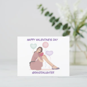 Carte Postale Heureuse Sainte-Valentin Ado Grandgirl