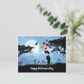 Carte postale Heureuse Sainte-Valentin Couple (Debout devant)