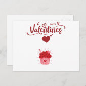 Carte Postale heureuse Sainte-Valentin cupcake Café Mug (Devant / Derrière)