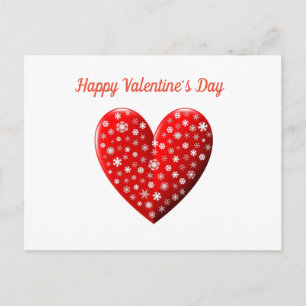 Carte Postale Heureuse Sainte-Valentin de Red Heart