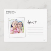 Carte postale Heureuse Sainte-Valentin de script t (Dos)