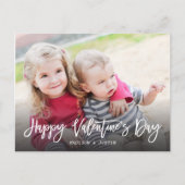 Carte postale Heureuse Sainte-Valentin de script t (Devant)