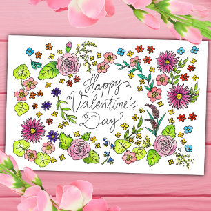 Carte postale Heureuse Sainte-Valentin par Nicole 