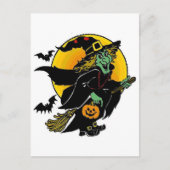 Carte Postale Heureuse sorcière (Devant)