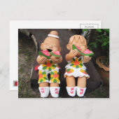 Carte Postale Heureux (Devant / Derrière)