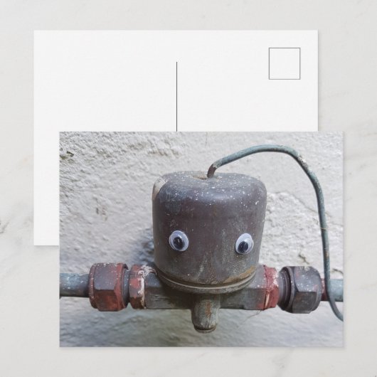 Carte Postale Heureux (Devant / Derrière)