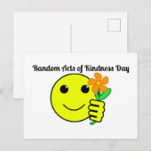 Carte Postale Heureux actes aléatoires de gentillesse (Devant / Derrière)
