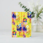 Carte Postale heureux anniversaire donald trump (Debout devant)