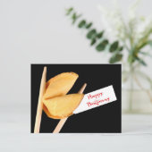 Carte Postale Heureux Anniversaire Fortune Cookie (Debout devant)