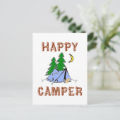 CARTE POSTALE HEUREUX CAMPER (Debout devant)