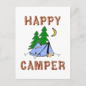 CARTE POSTALE HEUREUX CAMPER (Devant)
