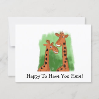 Carte Postale Heureux De Vous Avoir Ici