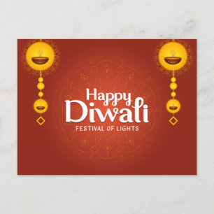 Carte Postale Heureux Diwali