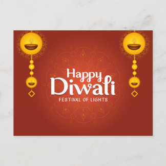 Carte Postale Heureux Diwali