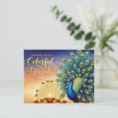 Carte Postale Heureux Diwali (Debout devant)