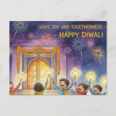Carte Postale Heureux Diwali (Devant)