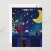 Carte Postale heureux eid (Devant / Derrière)