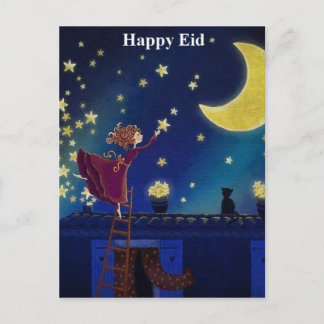 Carte Postale heureux eid