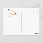 Carte Postale heureux enfants halloween (Dos)