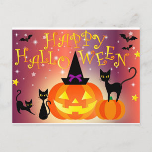 Carte Postale heureux halloween