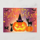 Carte Postale heureux halloween (Devant)