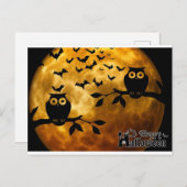 Carte Postale heureux halloween (Devant / Derrière)