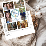 Carte Postale HEUREUX HANOUKKA CUSTOM-Drawn 6 PHOTO Holiday<br><div class="desc">J'espère que vous aimez ce design de vacances. Cliquez sur "personnaliser" pour éditer et ajouter vos propres photos et texte à l'avant et à l'arrière. Consultez ma boutique pour trouver des articles plus assortis comme des autocollants, des tasses, des serviettes, du papier d'emballage ainsi que d'autres motifs de vacances. Merci...</div>