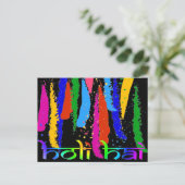 Carte Postale Heureux Holi salutations (Debout devant)