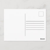 Carte Postale Heureux Jamais après Mariage minimal Script élégan (Dos)