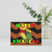 CARTE POSTALE HEUREUX KWANZAA (Debout devant)
