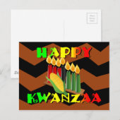 CARTE POSTALE HEUREUX KWANZAA (Devant / Derrière)