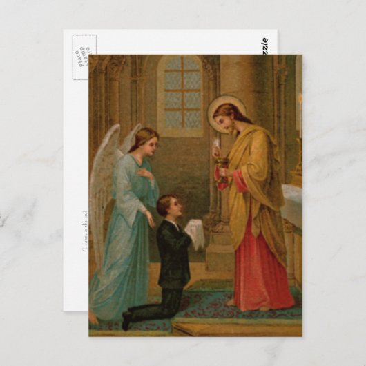 Carte postale: Heureux l'âme (Devant / Derrière)