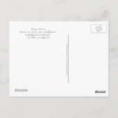 Carte postale: Heureux l'âme (Dos)