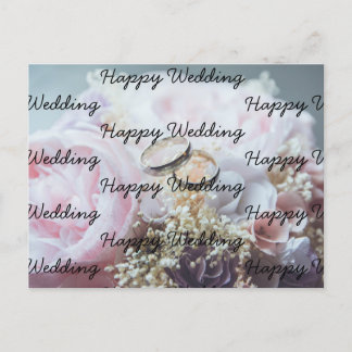 Carte Postale Heureux mariage