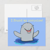 Carte Postale Heureux mignon j'ai trouvé ma bande dessinée de (Devant / Derrière)