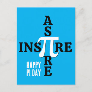 Carte Postale HEUREUX PI DAY Aspire Inspire