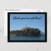 Carte Postale Heureux que tu ne sois pas là ! (Devant / Derrière)