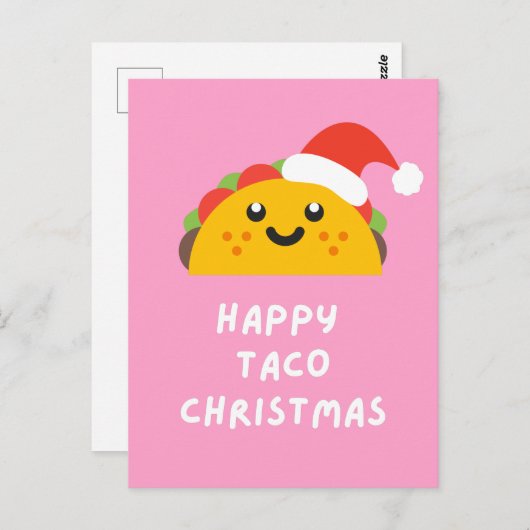 CARTE POSTALE HEUREUX TACO NOËL (Devant / Derrière)