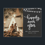 Carte Postale Heureux toujours après | Chalkboard Mariage photo<br><div class="desc">Heureux toujours après | Chalkboard Mariage photo</div>