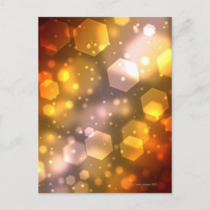 Carte Postale Hexagon Abstrait
