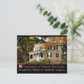 Carte postale Hexagon House in Fall Foliage (Debout devant)