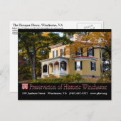 Carte postale Hexagon House in Fall Foliage (Devant / Derrière)