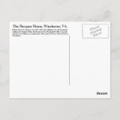 Carte postale Hexagon House in Fall Foliage (Dos)