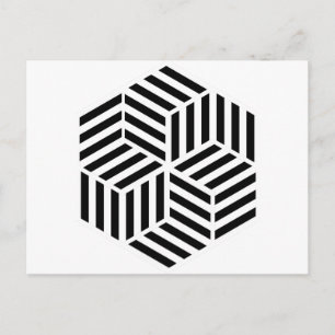 Carte Postale Hexagons
