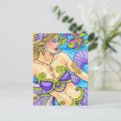 CARTE POSTALE HEY BEAUTIFUL (Debout devant)