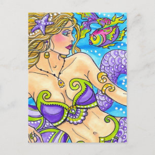 Carte Postale Hey Belle