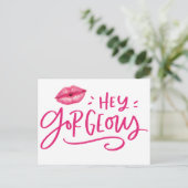 Carte Postale Hey Gorgeous Customer Contact (Debout devant)
