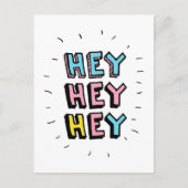 Carte Postale Hey Hey (Devant)