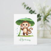 Carte Postale Hey' It's Raining (Debout devant)