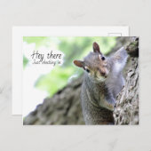 Carte postale Hey There, Just Checking In  (Devant / Derrière)